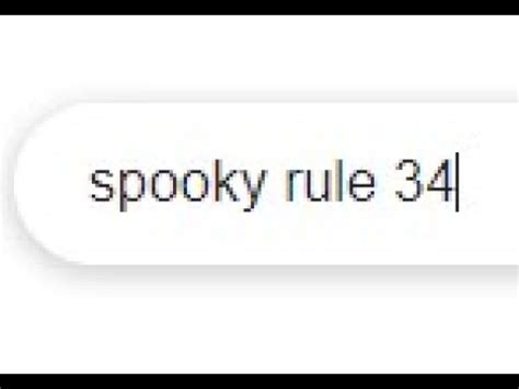 spooky rule 34|Rule 34 World .